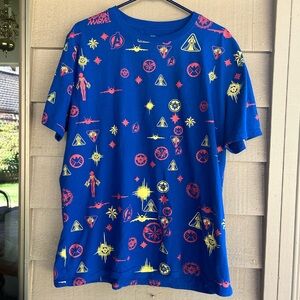 Captain Marvel T-Shirt blue Sz XL.  Unisex
